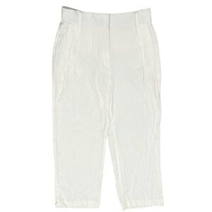 Aritzia Babaton 1-01 Giselle Boy Trouser Dress Pants White Off White /Cream SZ 8